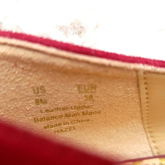 Sam Edelman Hazel Deep Red Magenta Suede Leather Pumps - Picture 5 of 14